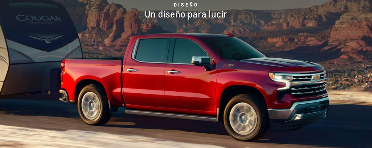 Pick up Chevrolet Silverado vista de diseño exterior